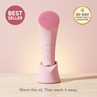 Heats, Loosens Oil and Deep Cleans: PoreMelt Heated Facial Cleansing Brush