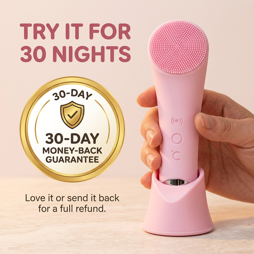 Heats, Loosens Oil and Deep Cleans: PoreMelt Heated Facial Cleansing Brush