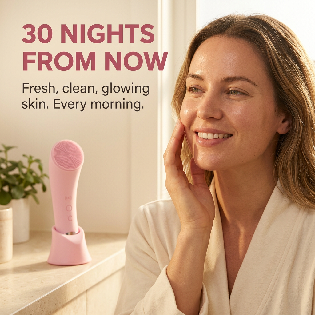 Heats, Loosens Oil and Deep Cleans: PoreMelt Heated Facial Cleansing Brush